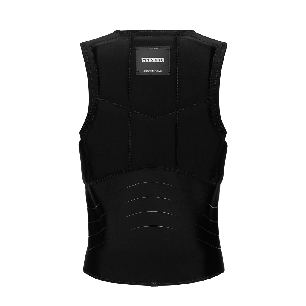 Mystic Foil Impact FZ Vest-Black/White — REAL Watersports