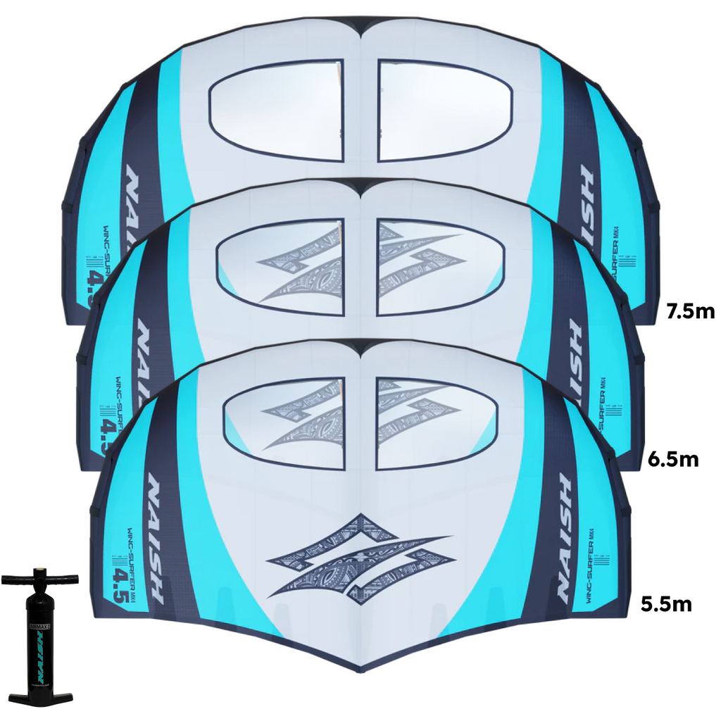 Naish MK4 Three Wing Package -5.5m, 6.5m & 7.5m — REAL