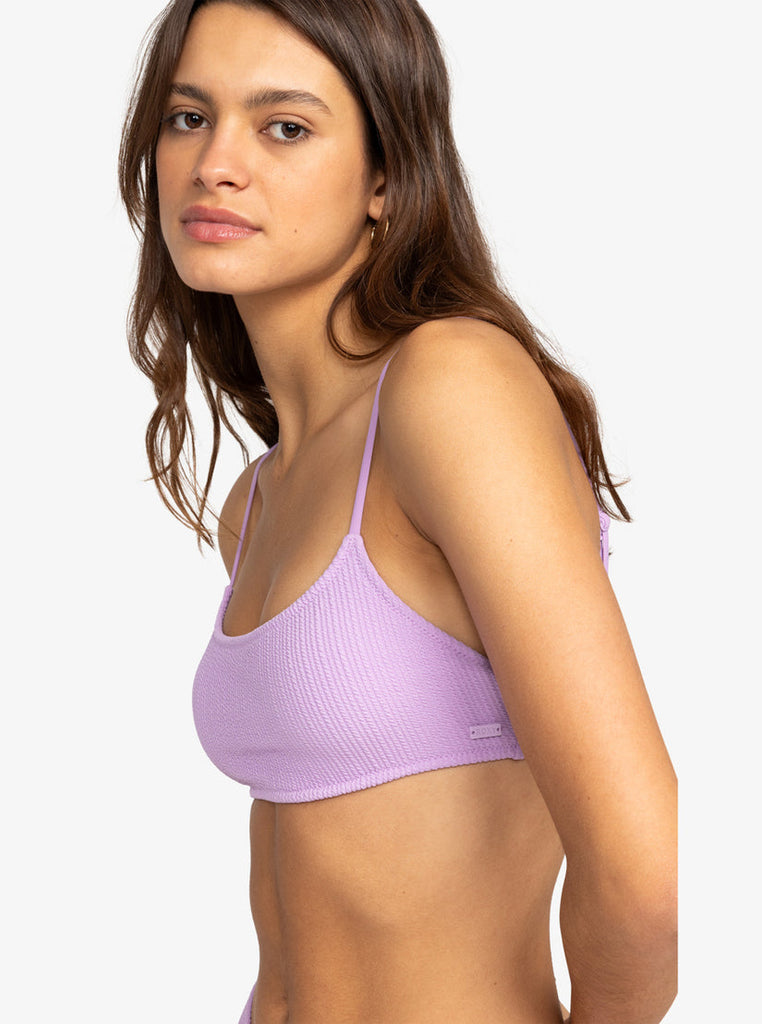 Roxy Aruba Basic Bralette Top-Crocus Petal — REAL Watersports