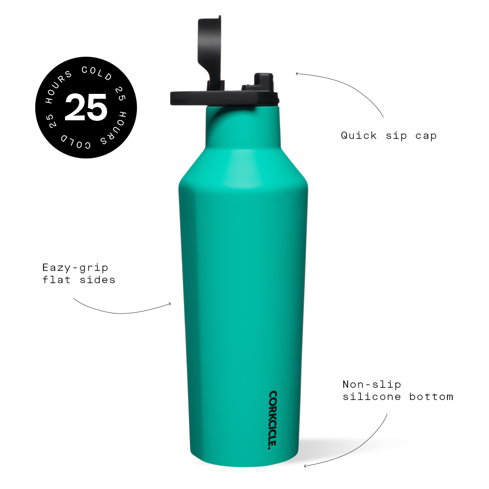 Corkcicle 40oz Sport Canteen - Matte Black