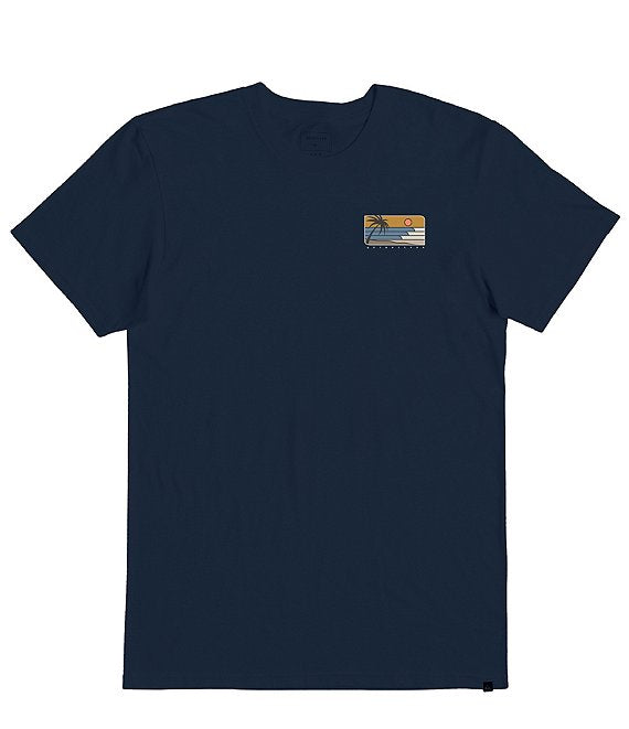 Quiksilver Line Up Tee-Dark Navy