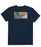 Quiksilver Line Up Tee-Dark Navy