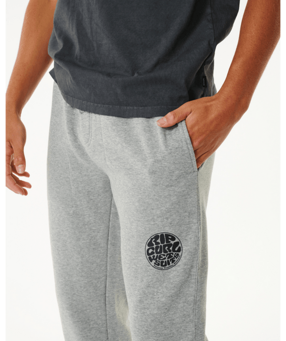 Rip Curl Icons Of Surf Track Pants-Grey Marle — REAL Watersports