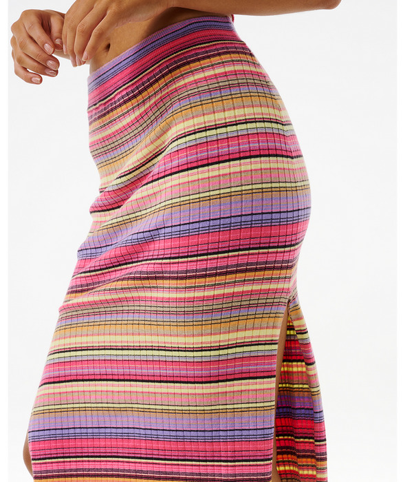 Rip Curl Palapa Knit Midi Skirt-Multi