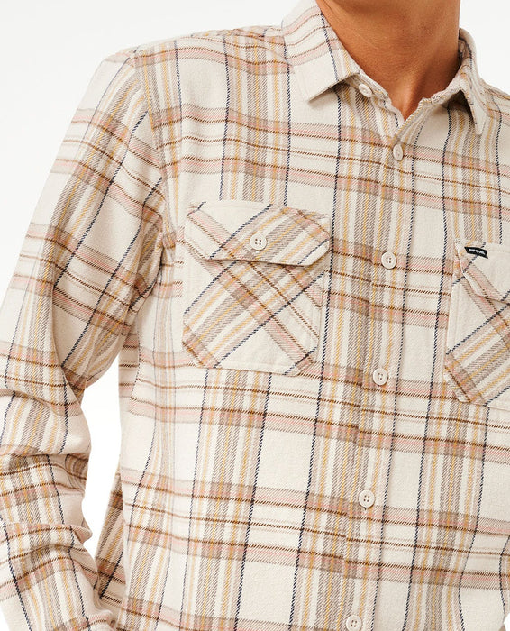 Rip Curl Griffin Flannel L/S Shirt-Bone