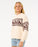 Rip Curl Soleil Knit Crew Sweater-Brown/Off White