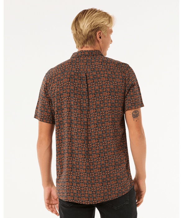 Rip Curl Fun Times S/S Shirt-Black/Orange