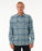 Rip Curl Grid L/S Shirt-Mineral Blue Marle