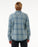 Rip Curl Grid L/S Shirt-Mineral Blue Marle