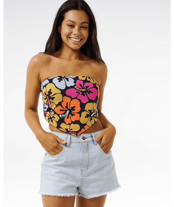 Rip Curl Hibiscus Heat Halter Tank-Multi