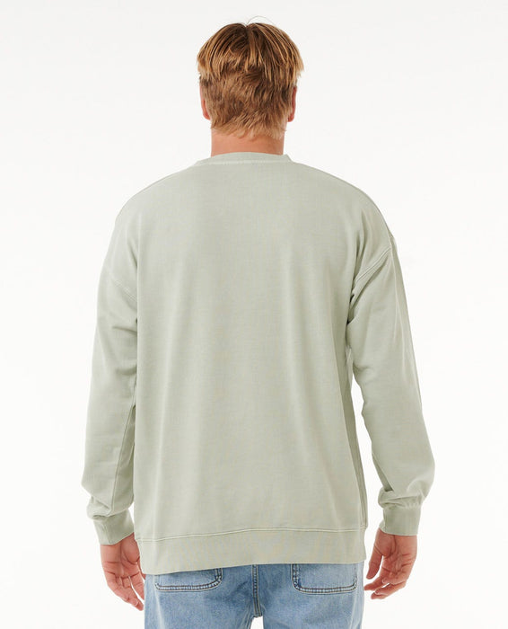 Rip Curl Original Surfers Crew Sweatshirt-Mint Haze