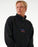 Rip Curl QuestÂ 1/4 Zip Crew Sweatshirt-Black