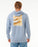 Rip Curl Surf Revival Lined Up Hooded Sweatshirt-Spray Blue