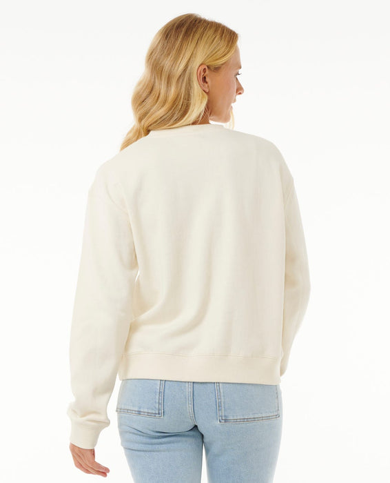 Rip Curl Hoffman Relaxed Crew Sweatshirt-Bone