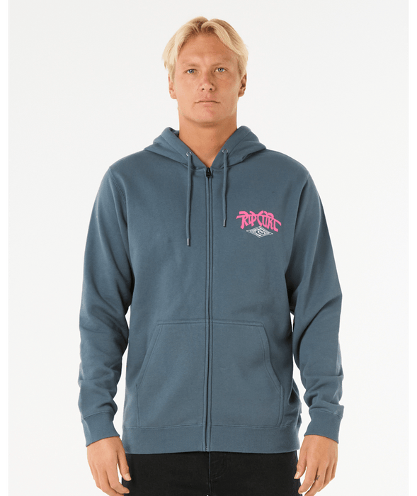 Rip Curl Shred Zip Thru Sweatshirt-Pine Night