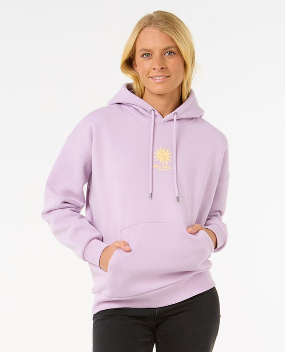 Rip Curl Cala Heritage Hooded Sweatshirt-Lilac