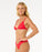 Rip Curl Premium Surf Fixed Tri Top-Hibiscus Red