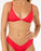 Rip Curl Premium Surf Fixed Tri Top-Hibiscus Red