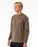 Rip Curl Fade Out Icon L/S Tee-Rock