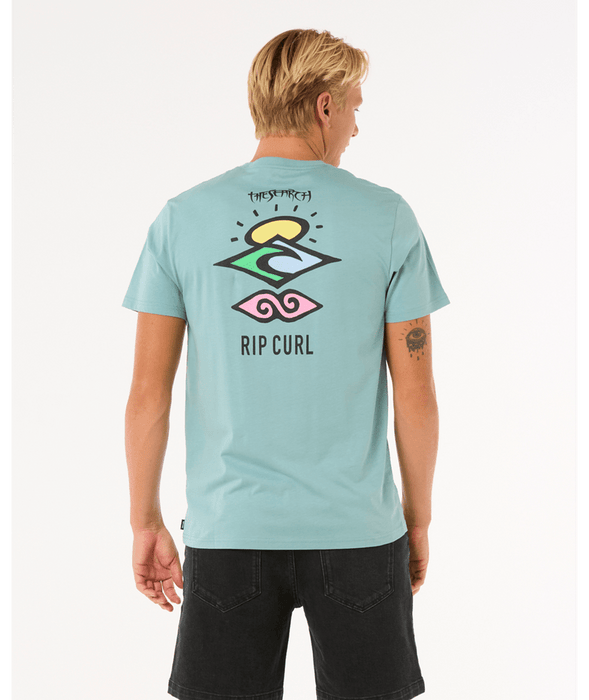 Rip Curl Search Icon Tee-Blue Lagoon