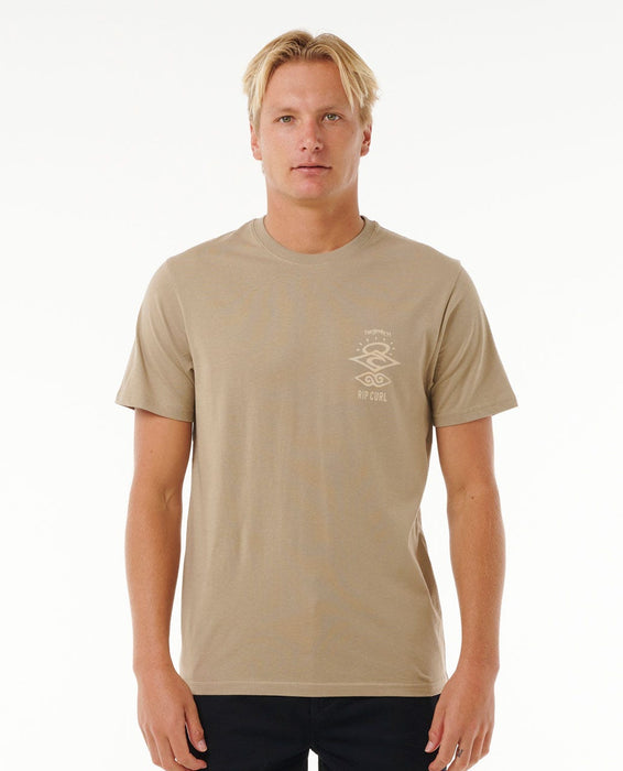 Rip Curl Search Icon Tee-Sand Dune