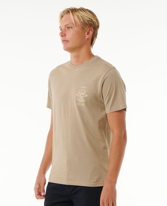 Rip Curl Search Icon Tee-Sand Dune