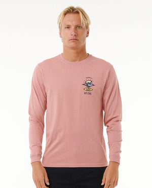 Rip Curl Search Icon L/S Tee-Mushroom