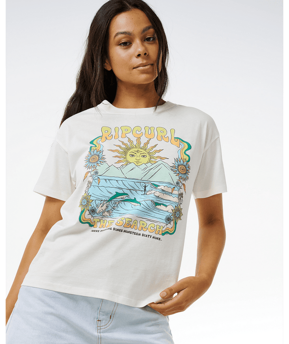 Rip Curl Wave Dancer Relaxed Tee-Bone