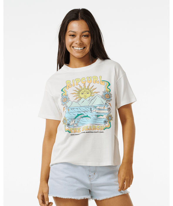 Rip Curl Wave Dancer Relaxed Tee-Bone