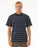 Rip Curl Search Stripe Tee-Black