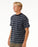 Rip Curl Search Stripe Tee-Black