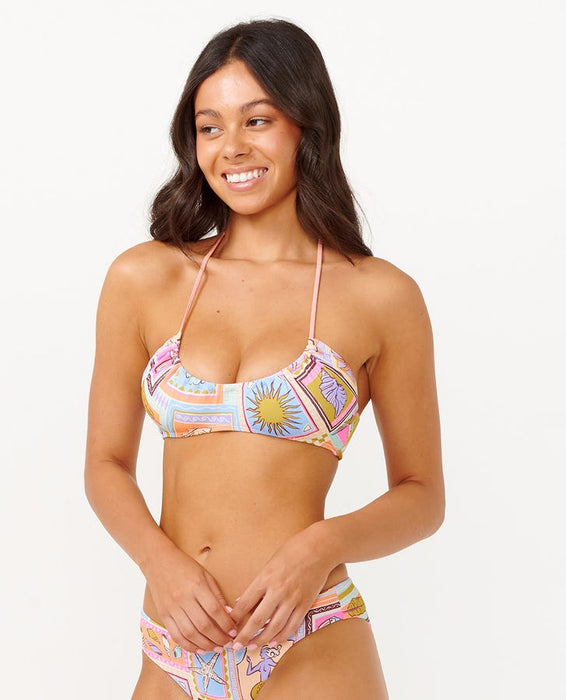 Rip Curl Beach Party Halter Crop Top-Multico