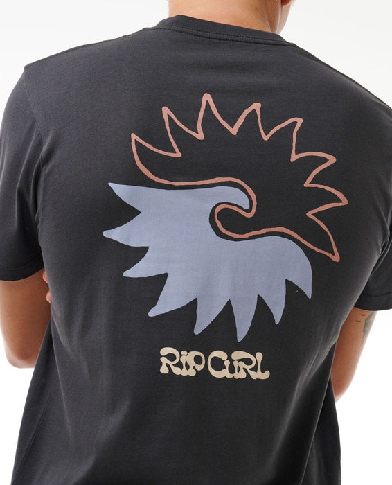 Rip Curl Swc Breaker Tee-Washed Black