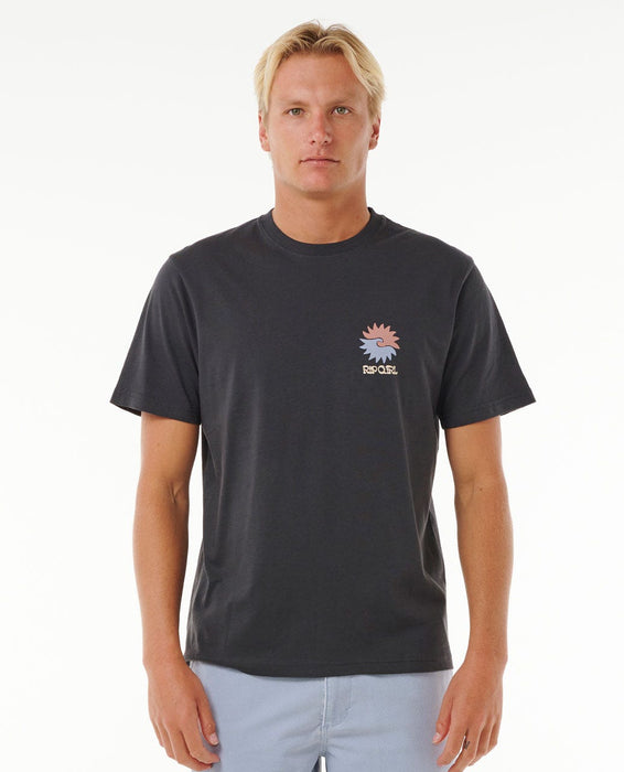 Rip Curl Swc Breaker Tee-Washed Black