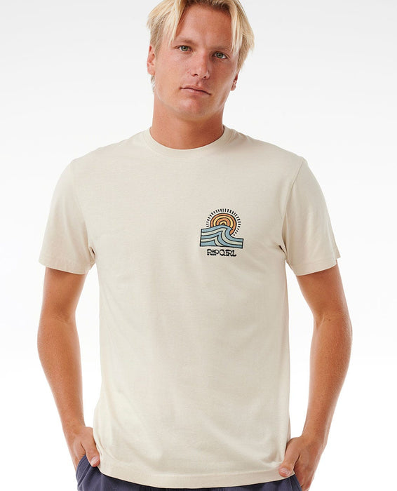 Rip Curl Swc Hazey Tee-Vintage White