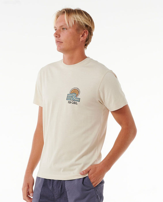 Rip Curl Swc Hazey Tee-Vintage White