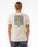 Rip Curl Swc Hazey Tee-Vintage White