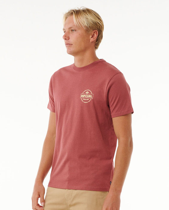 Rip Curl Staple Tee-Apple Butter