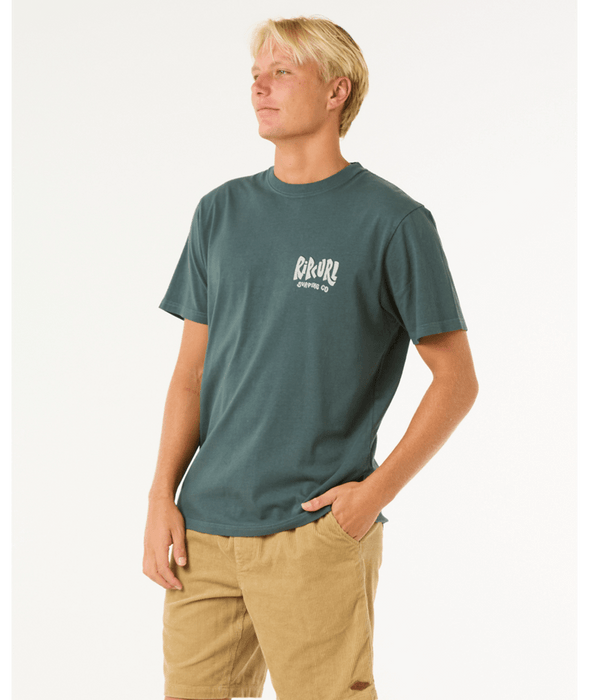 Rip Curl Shield Tee-Pine Night