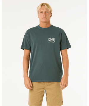 Rip Curl Shield Tee-Pine Night