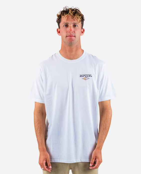 Rip Curl Shred Till Dead Tee-White