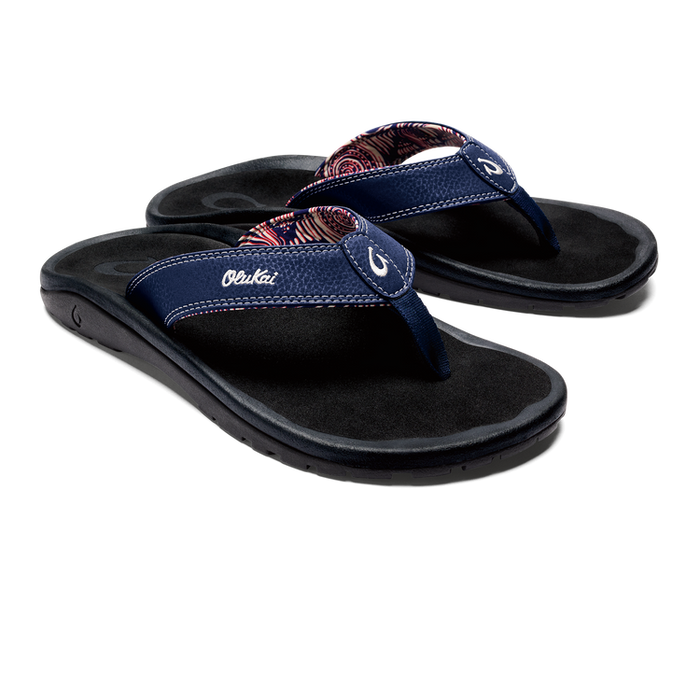 Olukai Ohana Sandal-Navy/Onyx