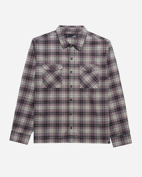 Lost Agitator Flannel L/S Shirt-Mauve