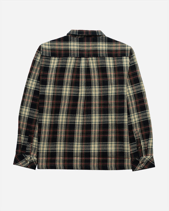 Lost Evasive Flannel L/S Shirt-Black