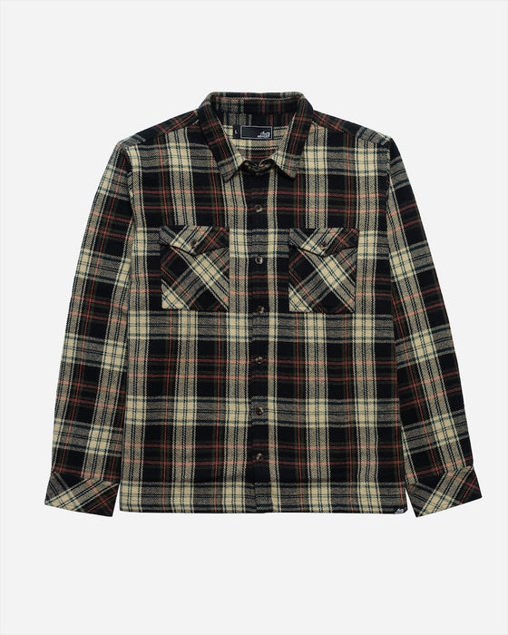 Lost Evasive Flannel L/S Shirt-Black