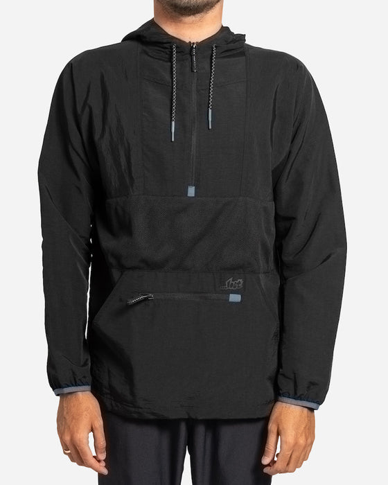 Lost Black Cloud Anorak Jacket-Black