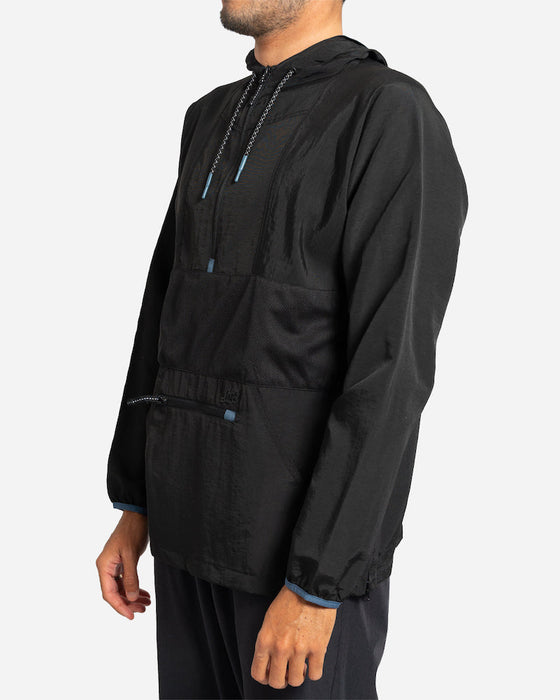 Lost Black Cloud Anorak Jacket-Black