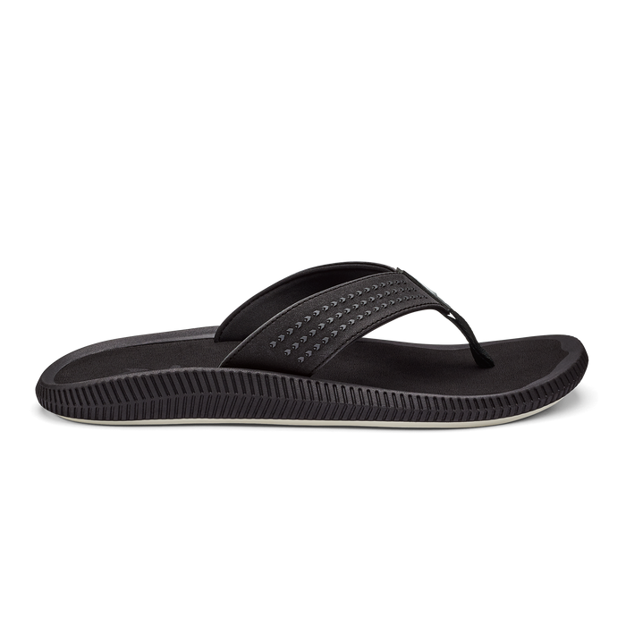 Olukai Ulele Sandal-Black/Black