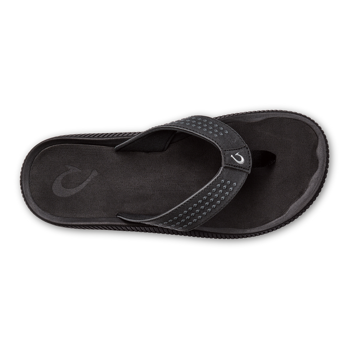 Olukai Ulele Sandal-Black/Black