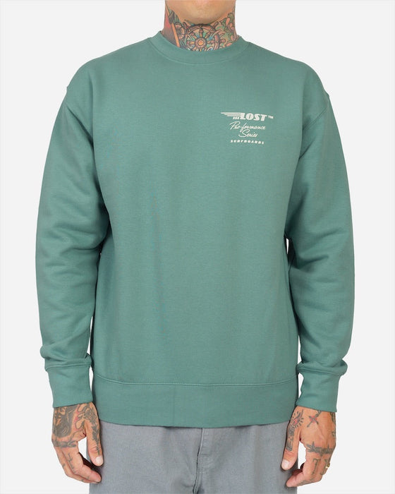 Lost Pro-Formance Crewneck Sweatshirt-Agave